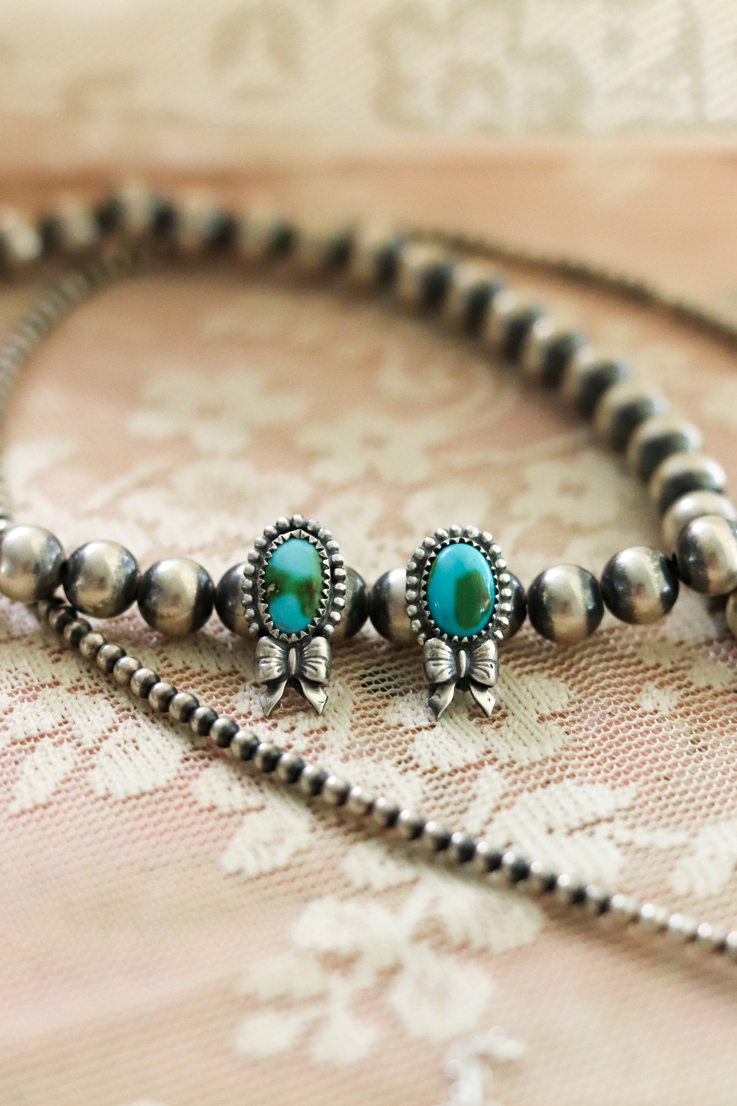 Bow tie earrings